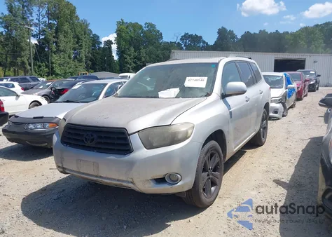 2008 Toyota Highlander Limited z USA, uszkodzony, nr VIN JTEES42AX82050316